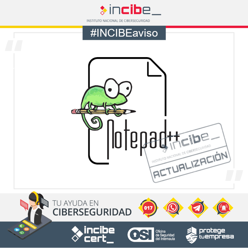 ⚠️#INCIBEaviso | #Notepad++ ha sufrido un incidente de seguridad y por ello, se recomienda actualizar a la versión 8.9.1 para mantener tu aplicación protegida.
 
➕ℹ️: notepad-plus-plus.org/news/hijacked-…

#AvisosDeSeguridad #TI #Explotación