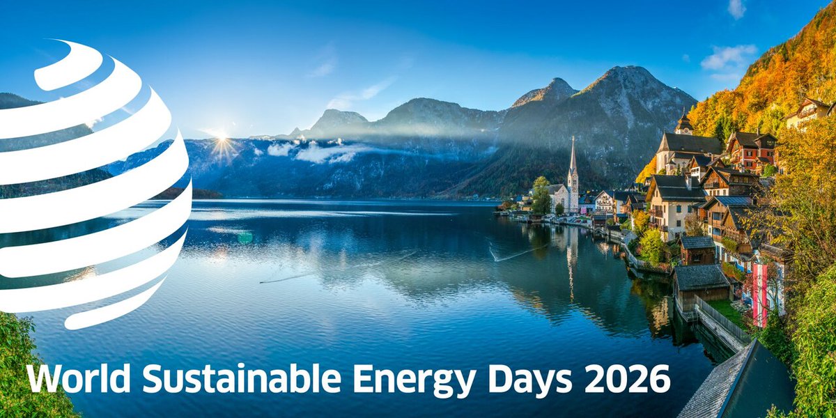 EUGreenCapital's tweet photo. 🌍 Register now for the World Sustainable Energy Days 2026!   

Gathering sustainable energy experts from around the world in Wels, Austria 🇦🇹 from 24–27 February 2026, the #WSED brings together 6 dedicated conferences focused on clean energy solutions.  

👉 https://t.co/96W6ZREeVI