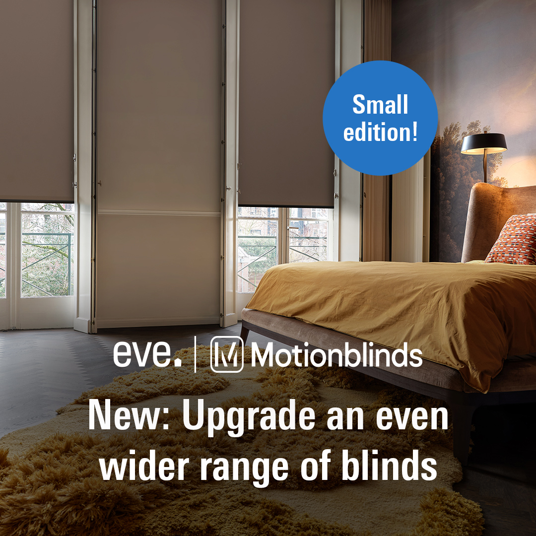 Alliance O membro @meeteve apresentou uma nova MatterO kit de atualização Eve Motionblinds, compatível com o sistema, facilita a adição de persianas inteligentes e automatizadas a persianas de rolo existentes. Projetado para tubos de pequeno diâmetro, o upgrade proporciona uma transição perfeita.Matter #interoperabilidade e inteligência preparada para o futuro