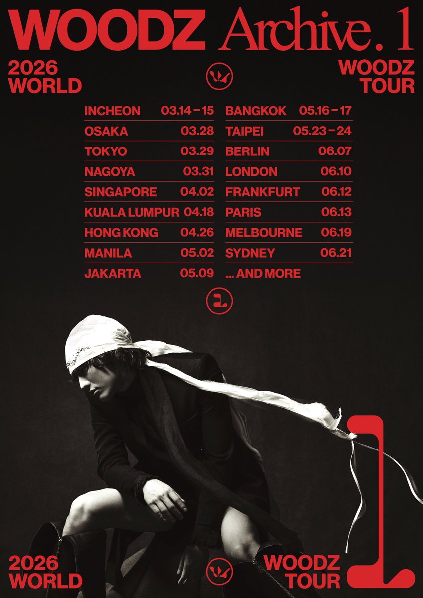 【2026 WOODZ WORLD TOUR＇Archive. 1＇】

stay tuned….