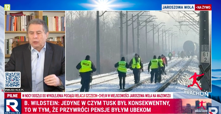 RepublikaTV's tweet photo. #Rachoń | Bronisław #Wildstein: my musimy się obudzić z tego snu o tym, że (...) Unia Europejska to jest taka wspólnota interesów, bo w rzeczywistości Unia Europejska jest instrumentem działania, stała się instrumentem działania potęg europejskich, głównie Niemiec.
#tvrepublika #włączprawdę