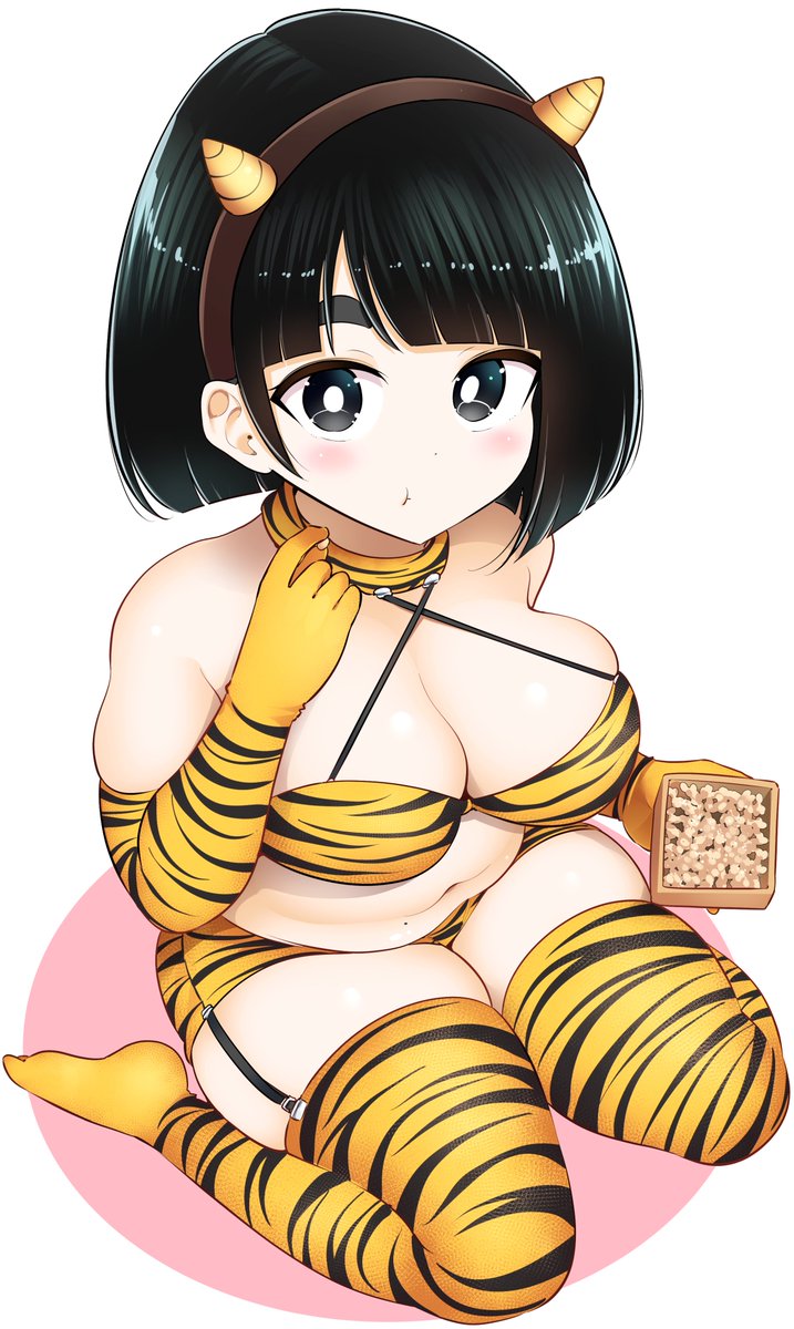 「むちむちはうち」|檜原フキのイラスト