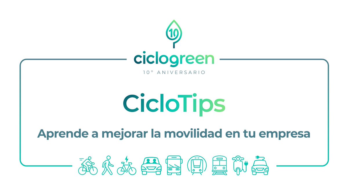 🚀 ¡Estrenamos newsletter!  

Hoy lanzamos CicloTips, una #newsletter mensual en LinkedIn con las novedades más relevantes en #movilidadsostenible corporativa.

Suscríbete: bit.ly/CicloTips