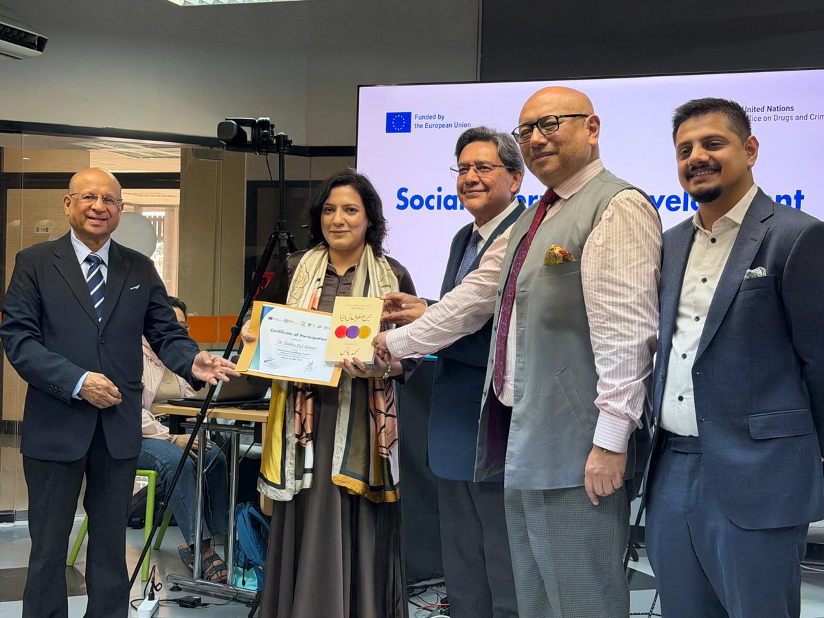 UAJK_Official's tweet image. Faculty Achievement | @UAJK_Official 
Ms. Saliha Gul Abbasi, Coordinator Management Sciences, has completed the Social Enterprise Development Leadership Program at AIT, Thailand, organized by #Rizq, #UNODC &amp;amp; #YCA. Selected among the top 26 nationwide.#FacultyAchievement #UAJK