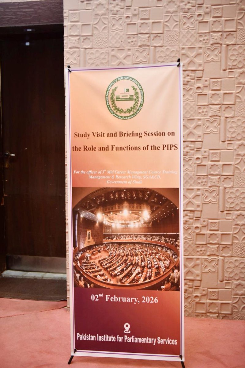 Pakistan Institute for Parliamentary Services tweet media