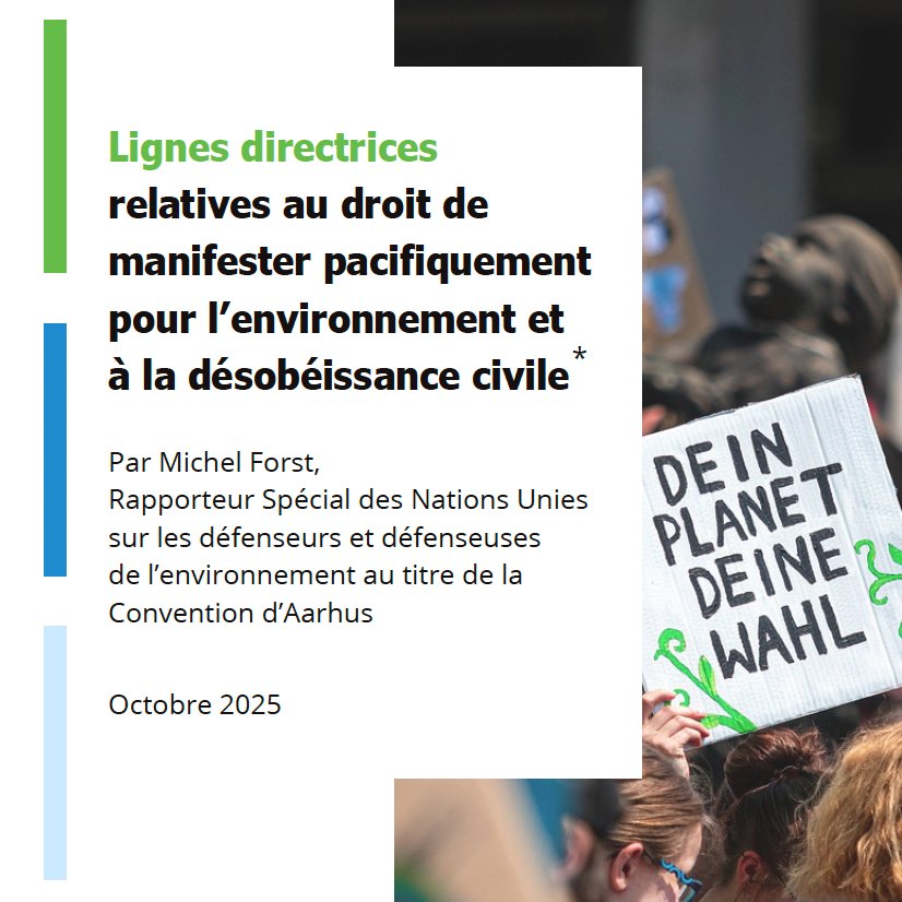 Michel Forst tweet media