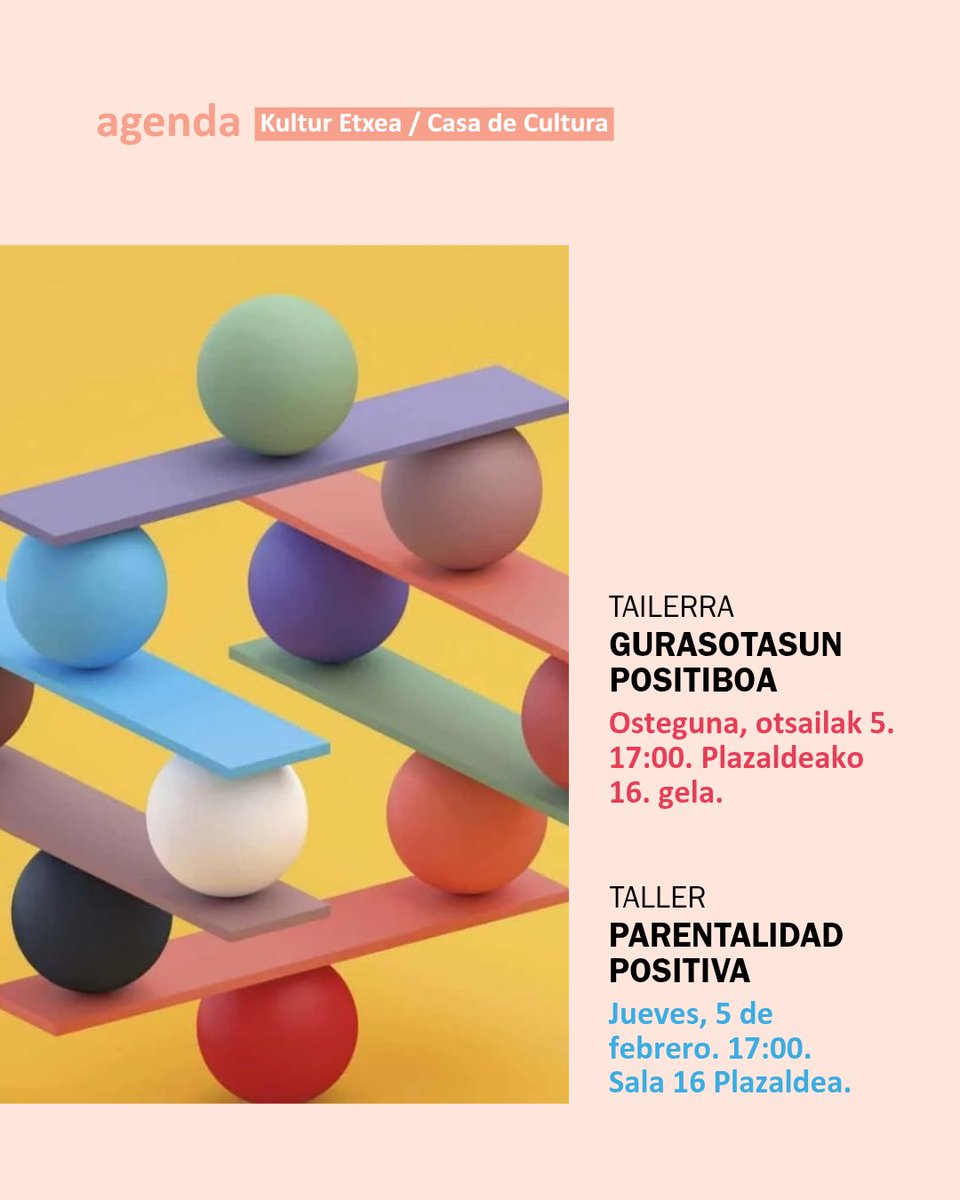 TAILERRA
GURASOTASUN POSITIBOA
huarte.es/eu/eventos/par…

TALLER
PARENTALIDAD POSITIVA
huarte.es/eventos/parent…