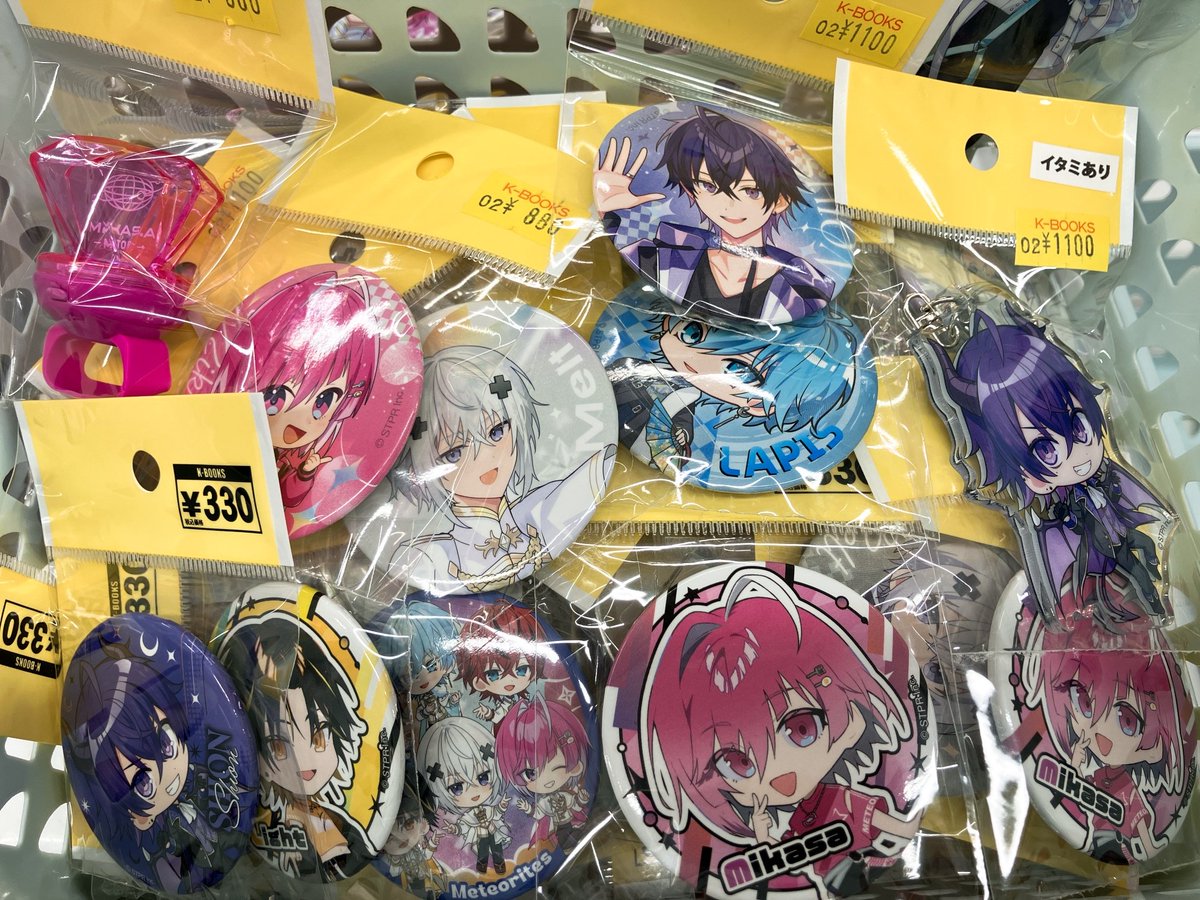 入荷情報】 💫めておら💫 缶バッジやアクキー、アクリルスタンドなど