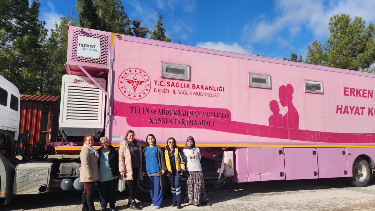 Denizli_SM's tweet photo. Mobil Kanser Tarama Tırımız #Baklan’da…
İlçede yaşayan 40-69 yaş arası kadınları #memekanseri, 30-65 yaş arası kadınları da #rahimağzıkanseri taramalarını yaptırmaları için Baklan Toplum Sağlığı Merkezimiz girişinde konuşlanan Mobil Kanser Tarama Tırımıza bekliyoruz. https://t.co/fhEmsNzb6x