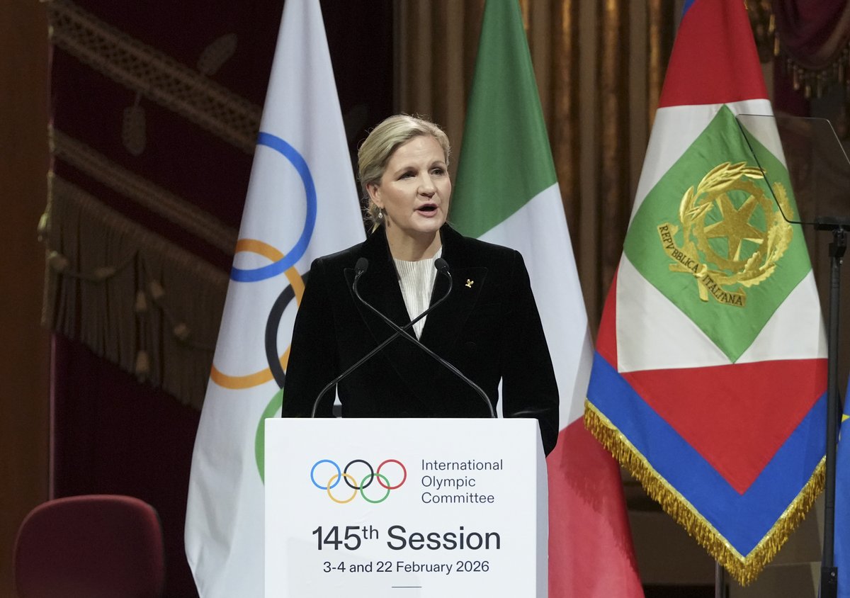 OlympicsCN's tweet image. The 145th #IOCSession kicked off in #Milan on February 2, uniting global leaders to discuss the future of the #OlympicMovement. Exciting times for sports! 🌍🏅 #Olympics
