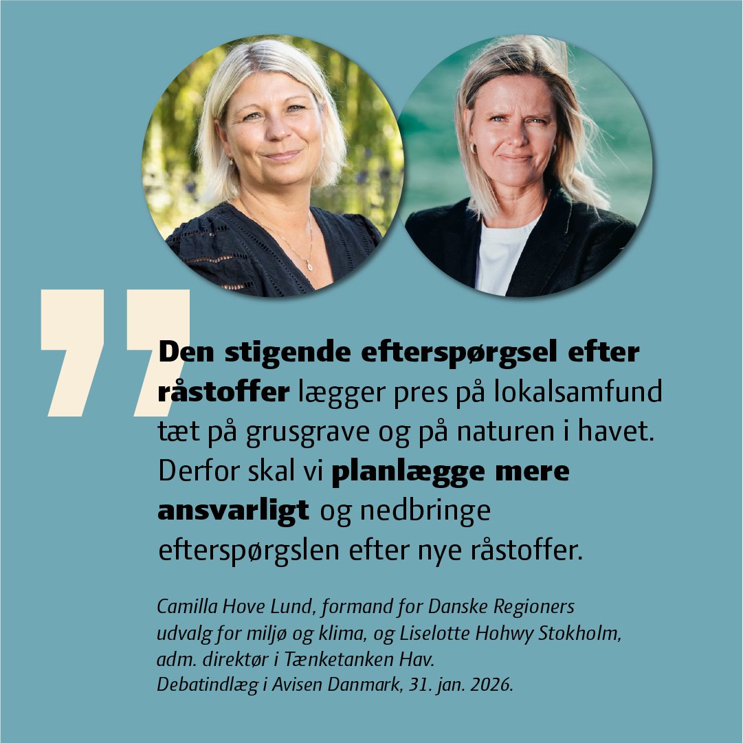 regionerne's tweet photo. Danmark har også brug for råstoffer i fremtiden. Derfor er der bl.a. brug for en national råstofstrategi og incitamenter til at anvende genbrugsmaterialer frem for nye råstoffer, mener Danske Regioner og Tænketanken Hav.
https://t.co/w3Js0AXrnu
#dkpol #sundpol #dkgreen https://t.co/c3HbHVVSkn