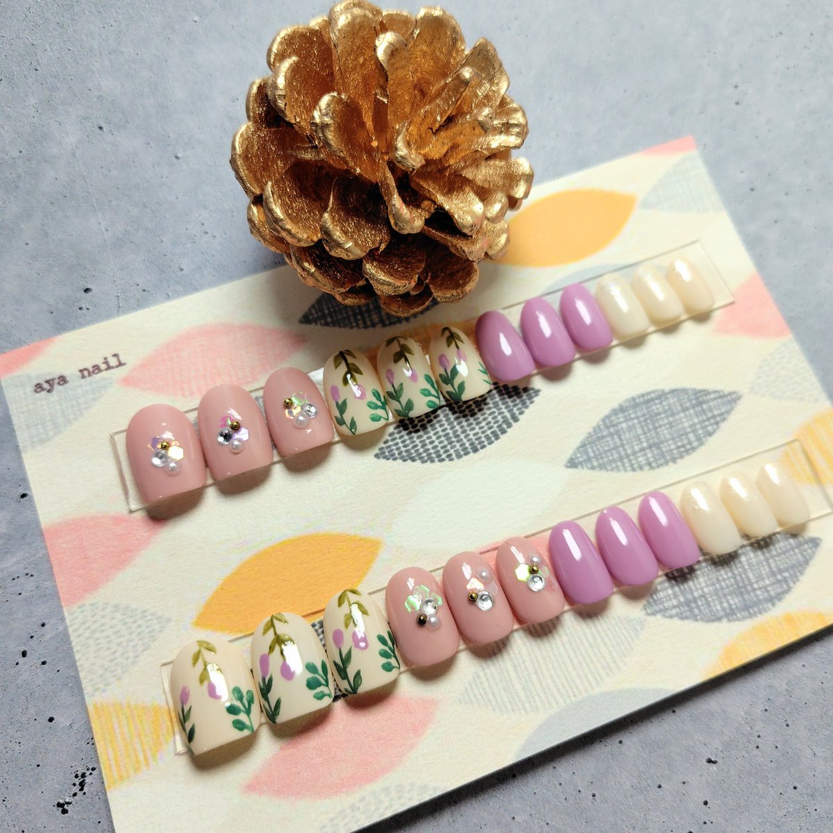 画像4枚目のデザインがとても好みです🥰 私は病気でネイルもチップも