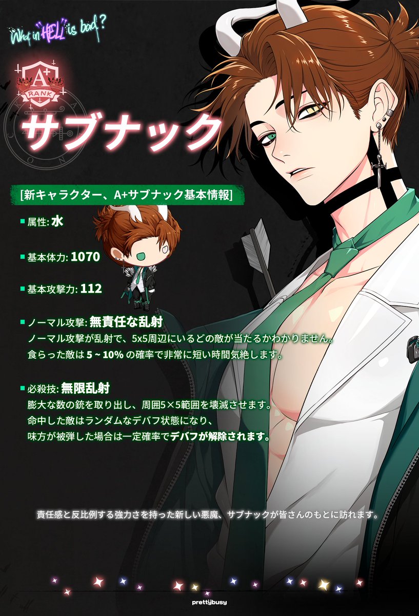 😈[2/9 アップデートコンテンツ: A+サブナック登場