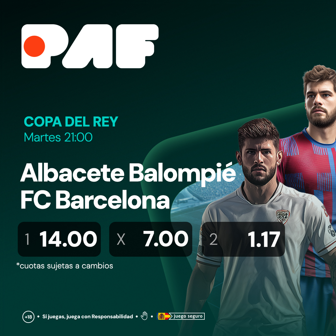 Interfaz de Paf Apuestas