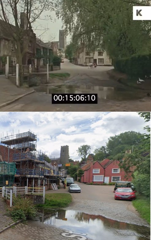 TonEngels's tweet photo. @bo66ie29 Then and july 2023. #TheSt #Kersey #England #Engeland. Both directions The St. Then and March 2010 the right photo. https://t.co/HMR4aycKod
