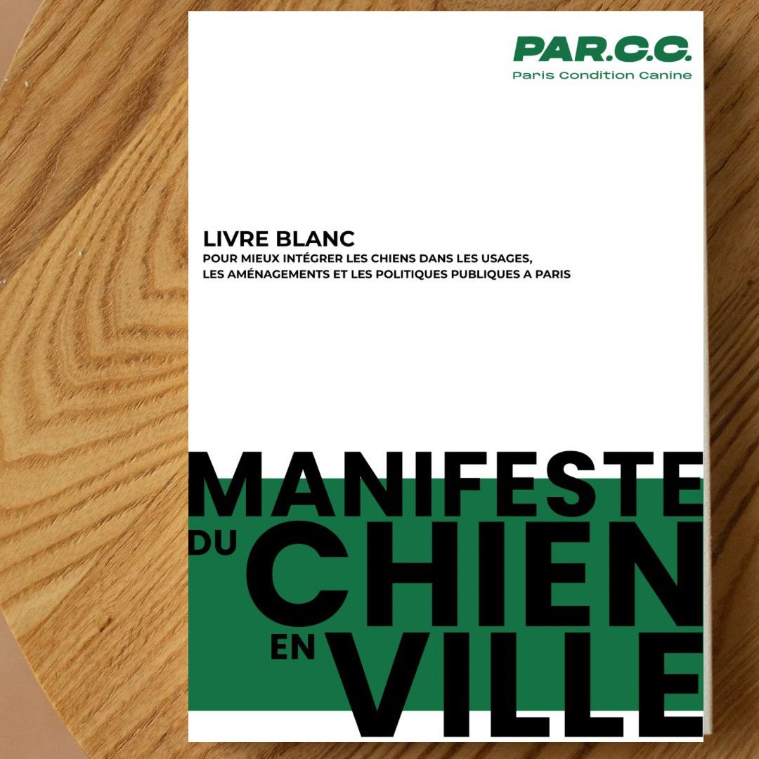 96 % des Français estiment que les collectivités doivent mieux intégrer le chien.
C’est l’un des enseignements clés du Livre Blanc de <a href="/PARCC_Paris/">Paris Condition Canine</a> publié aujourd’hui : sondage inédit, 10 mesures, contributions d’experts. #Municipales2026 
Télécharger ici : shorturl.at/V3xFA