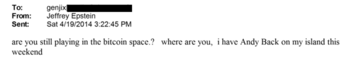 Adam Back e Jeffry Epstein...

Tutto quello che devi sapere di importante su Bitcoin lo trovi scavando su questi due nomi!

Non ho iniziato certamente oggi a criticare aspramente Back, quindi queste ultime rivelazioni degli Epstein file non mi stupiscono per nulla.

Bitcoin,