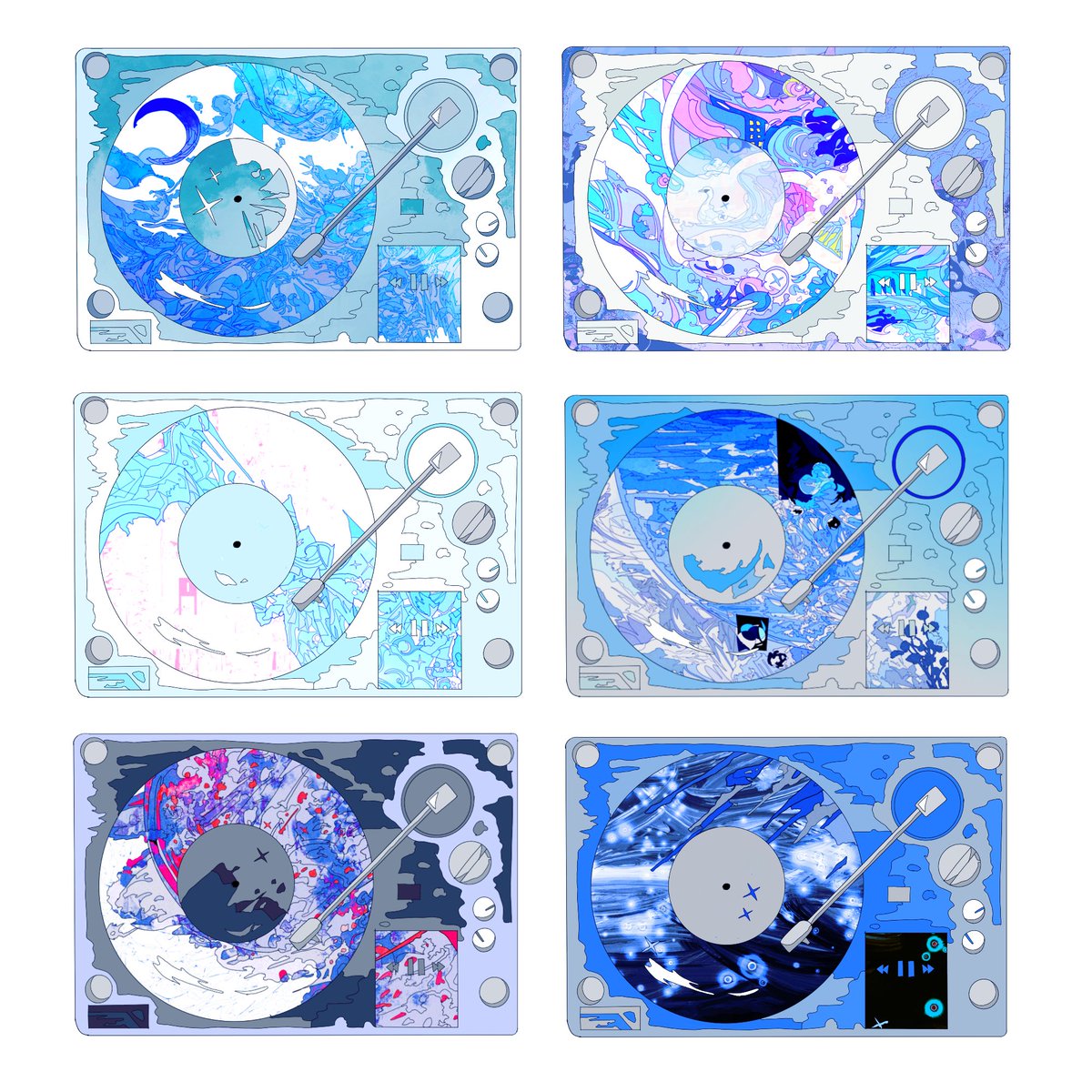 n_hat_mu's tweet image. つめたいレコード