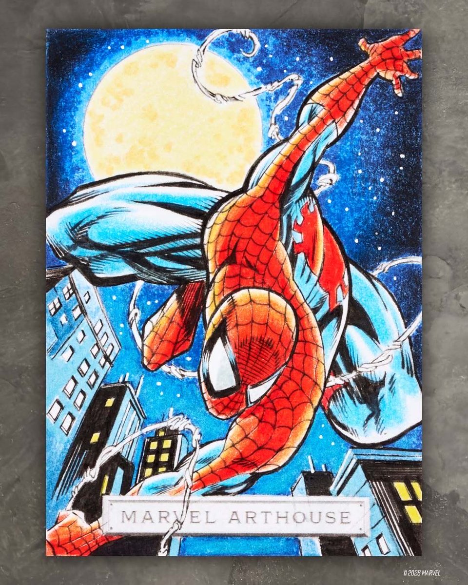 MARVEL　スパイダーマン　スケッチカード スケッチカード スパイダーマン 【公式通販】