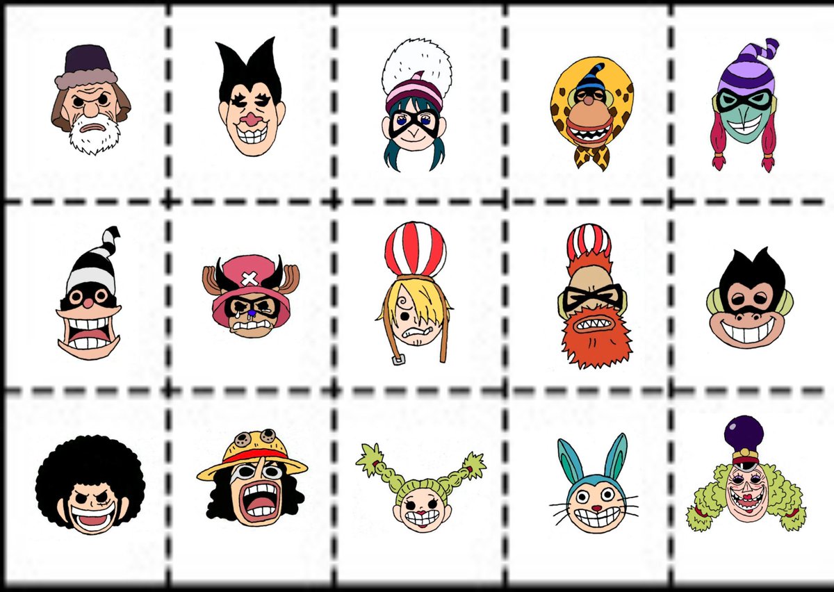 #でふぉるめわんぴーすきゃらくたーず 第28弾！

【でーびーばっくふぁいと】

トンジット フォクシー ポルチェ ハンバーグ カポーティ
イトミミズ チョッパー(チャッピー) サンジ(ボールマン) ビッグパン ピクルス
ルフィ(アフロ) ウソップ(セコンド) チムニー ゴンベ ココロ

 #ONEPIECE