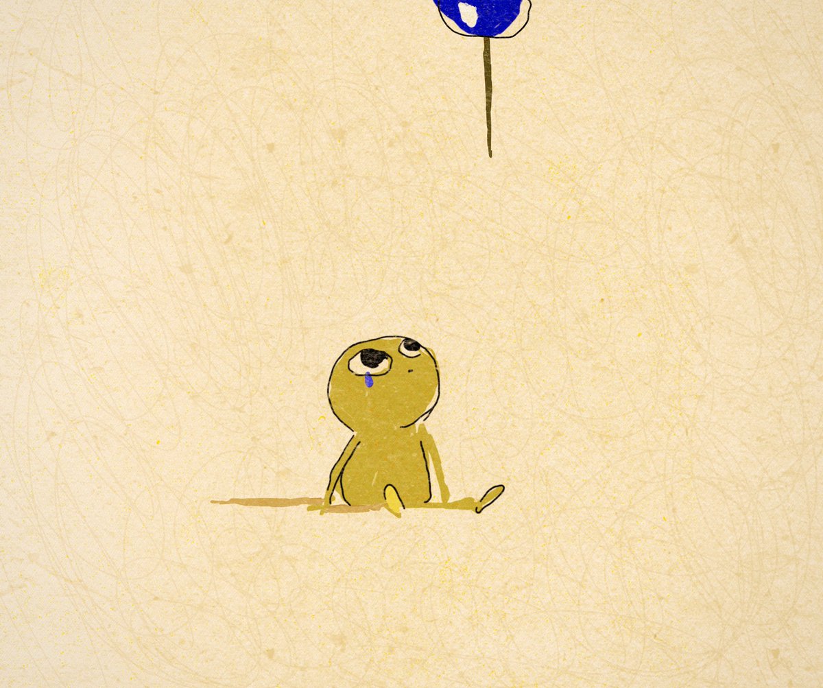 "The balloon flew away"

#art