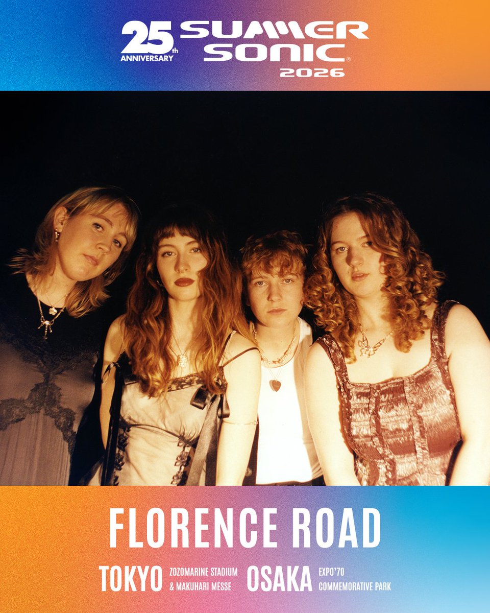 Florence_Road's tweet photo. WE ARE GOING TO JAPAN 🇯🇵!!!!!!!!! omg actually what is life we r so (so) excited. no other words 🥲🥹 

it’s gonna be a crazy summer, see you there xx
#summersonic https://t.co/WP5QDHeOr4