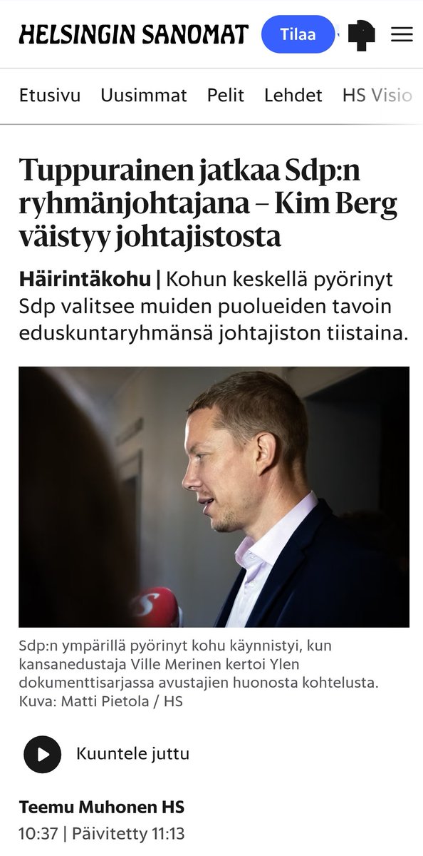 MJaalas's tweet photo. Yllätyitkö? Tämä narsisti @TyttiTup vie poikaa @AnttiLindtman kuin litran mittaa.
Varmasti myös Antin äiti-puoliso ohjasti häntä ennen kokousta. #selkärangaton #olmi https://t.co/AyYtr93eLV