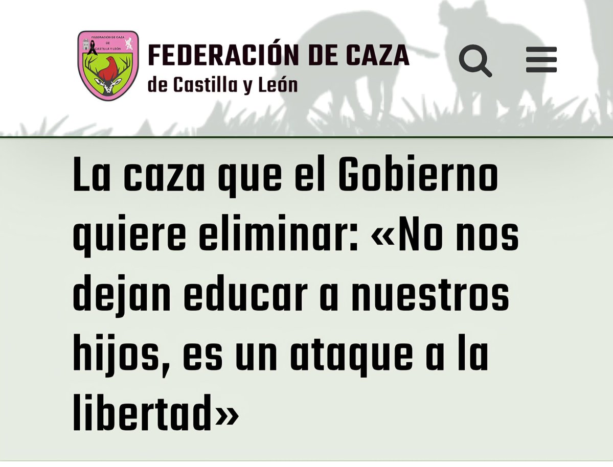 El Gobierno quiere prohibir que padres y abuelos nos transmitan  valores, arraigo y respeto por la naturaleza a través de la caza.
Pero miran hacia otro lado con móviles y televisiones donde los jóvenes consumen violencia y basura sin control.
Un nuevo ataque a la libertad