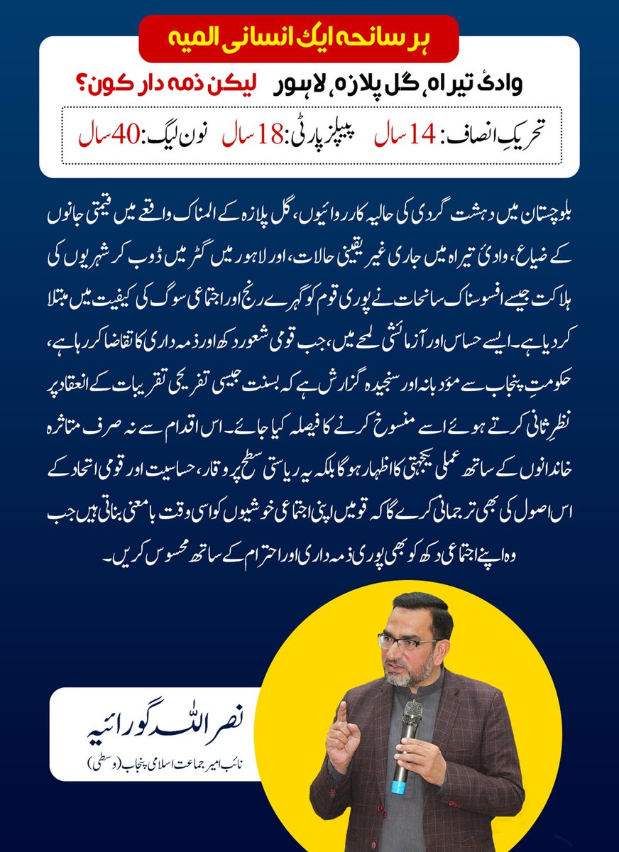 بسنت کو ان حالات میں منسوخ کیا جائے!