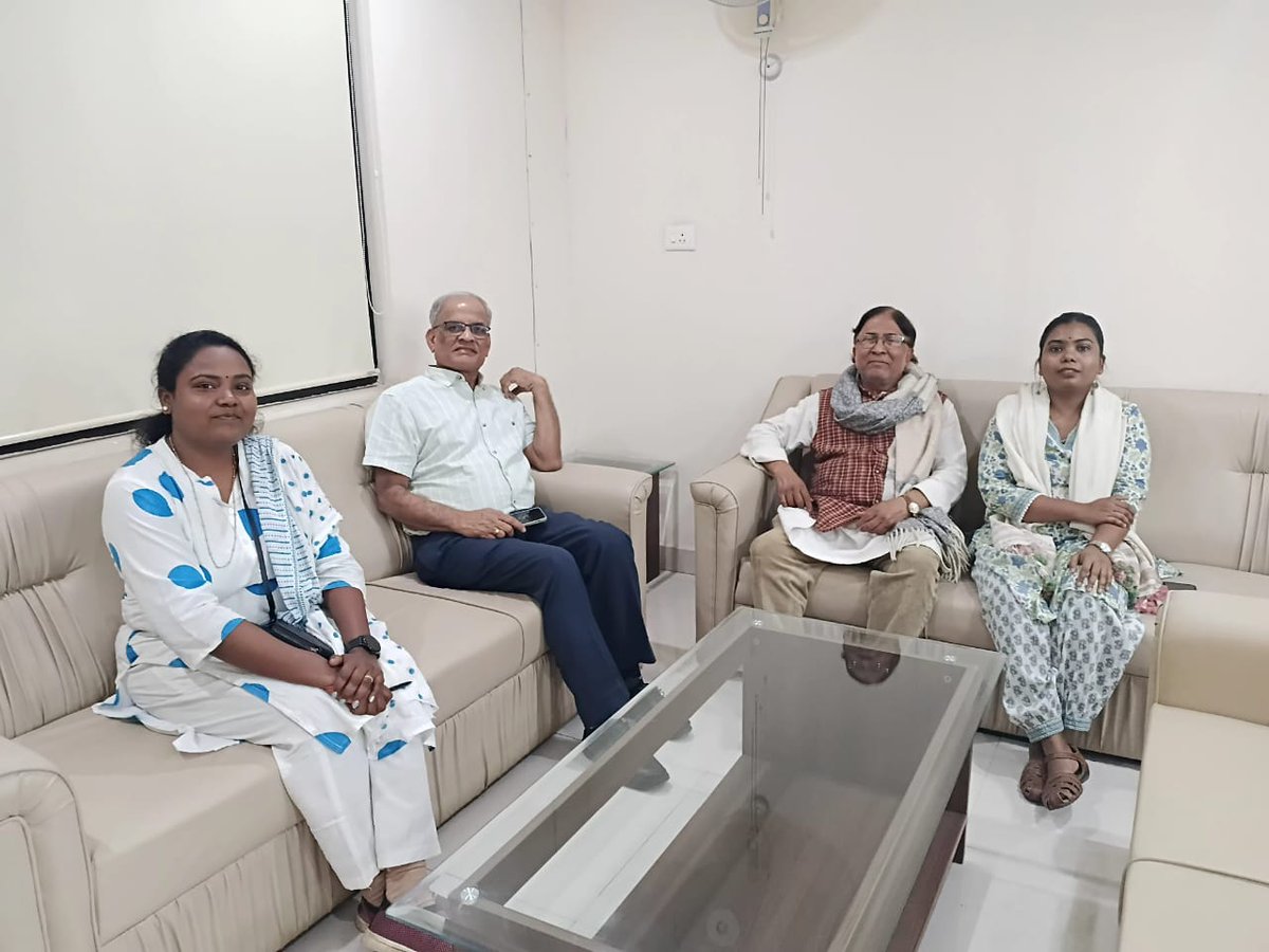 CohesionF's tweet photo. On 1 February 2026, the CFT Raipur team visited #RajyaNitiAayog and met with Dr. #KSubrahmanyam (IFS), Full-time Member of the State Planning Commission. The team shared details of the key interventions, and future collaboration with #NitiAayog. https://t.co/zi6YR1lxXA