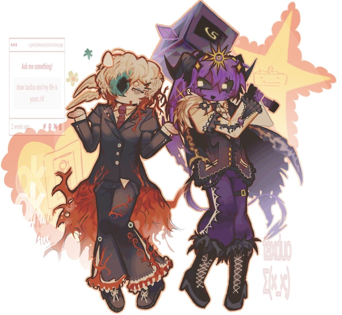 yuviarien's tweet photo. #Wemmbu and #eggchan call that #taxduo 
Req. https://t.co/sSqF9SMm13