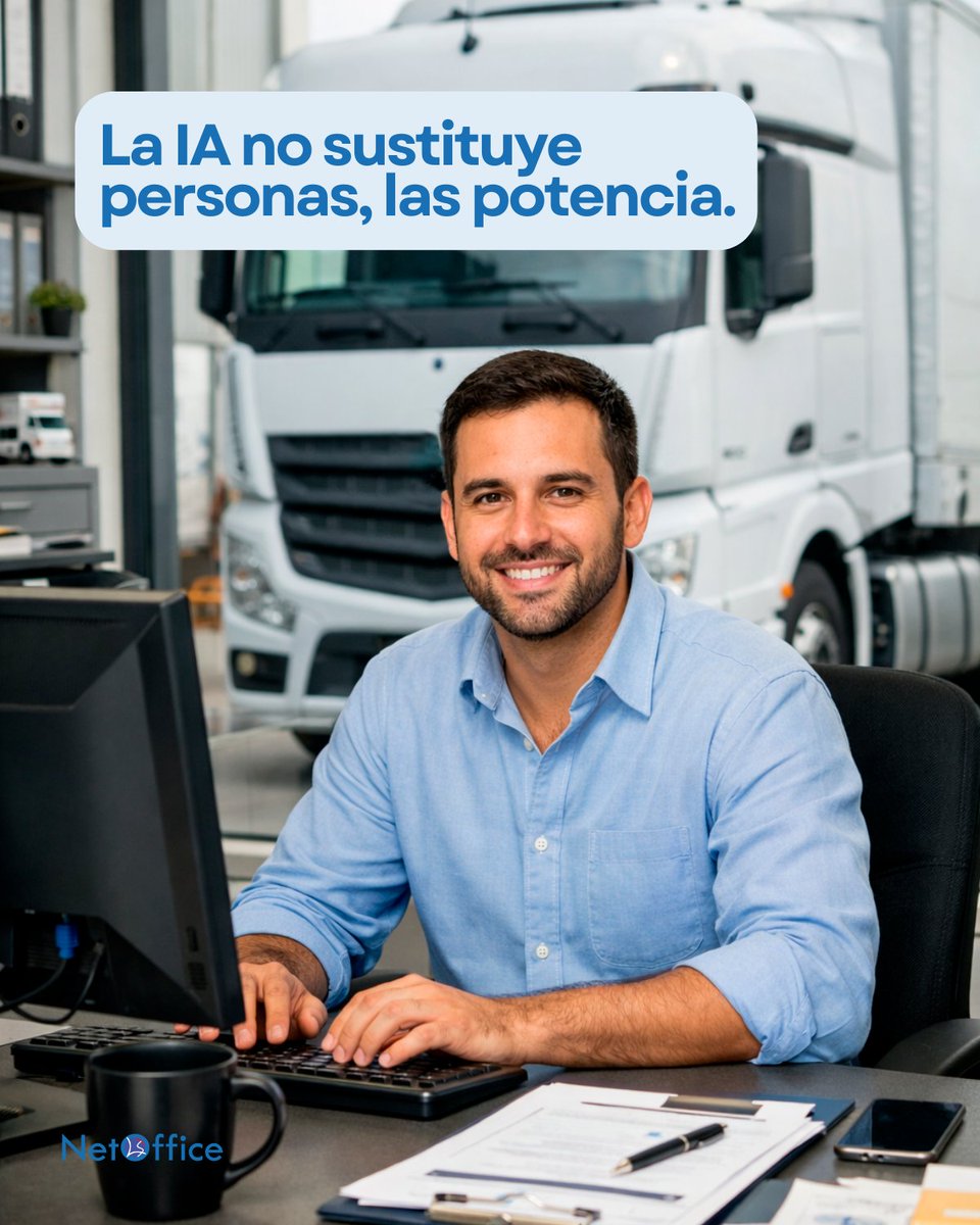 erpnetoffice's tweet photo. ❌ La IA no viene a sustituir al gestor de tráfico.

✅ Viene a eliminar tareas manuales, reducir la carga administrativa y liberar tiempo para decisiones importantes. https://t.co/5nJTEaWdOo
