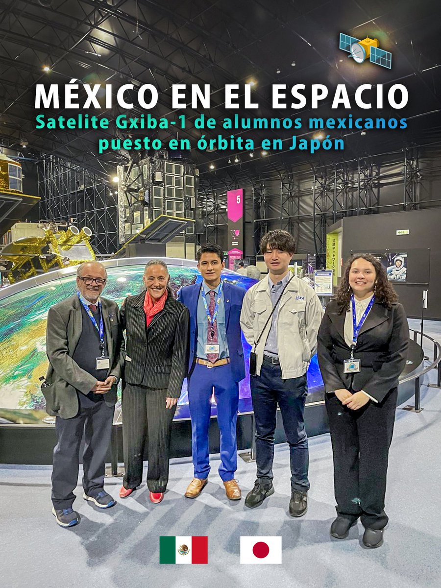 🇲🇽🤝🇯🇵プエブラ州立自治大学( <a href="/UPAEP/">UPAEP</a> )が開発した超小型衛星「Gxiba-1」が、国際宇宙ステーションの日本実験棟「きぼう」から無事放出！🛰️🌎
<a href="/JAXA_jp/">JAXA（宇宙航空研究開発機構）</a> の管制室から感動の瞬間をチェック🥹🥹

すべての関係者の皆さまに感謝と、偉業を成し遂げた学生の皆さんに敬意を表します！