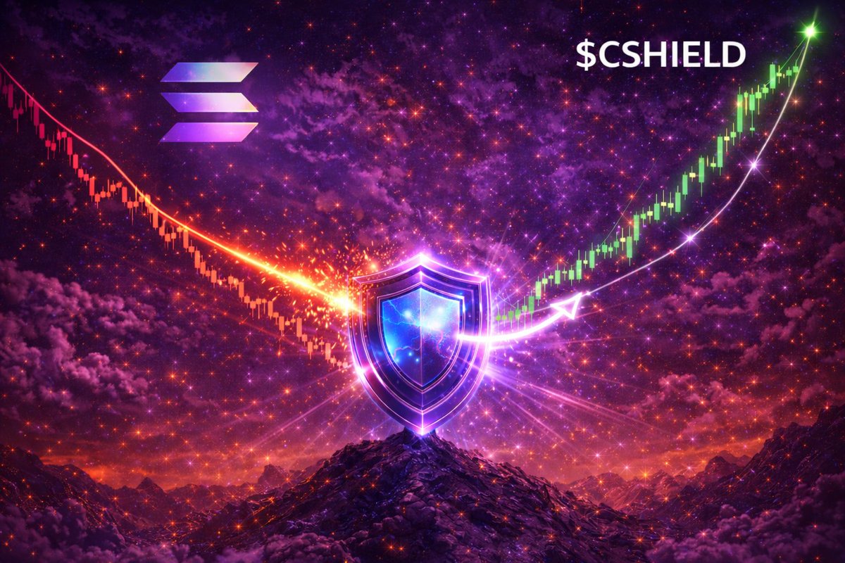 cshieldcoin's tweet photo. GM 🛡️

Markets dip. Chains wobble.
Builders adapt, they don’t fold.
The recent SOL dip didn’t slow us down.
It sharpened the focus.

CShield wasn’t built for green candles alone.
It was built to hold through the red.
Still building.
Still pushing.
Still here.

The shield stays up. 🛡️