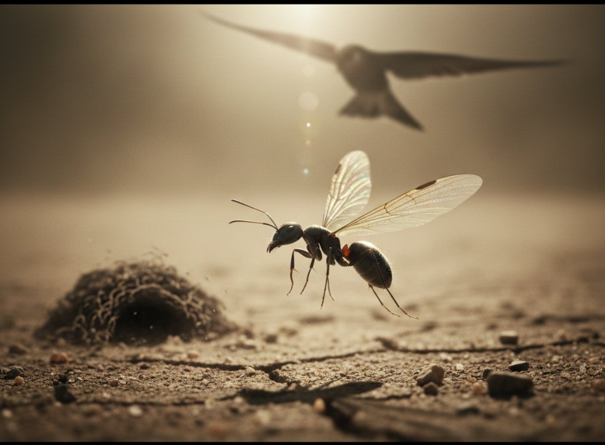 SDhoque's tweet photo. أجنحة النمل 🐜
​قال الشاعر:
​إذا استوت للنمل أجنحة ... حتى يطير فقد دنا عطبه
​تُضرب مثلاً في غرور القوة والاقتراب من النهاية. https://t.co/V5vxrzYAkM