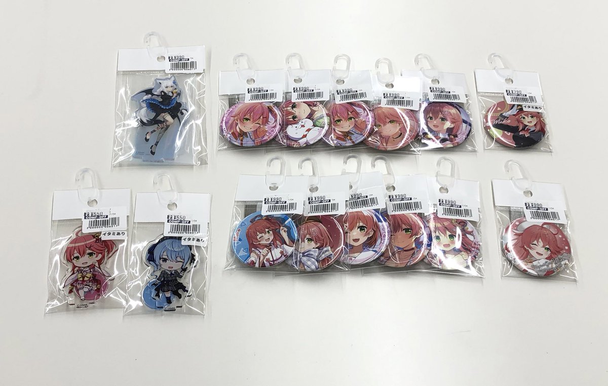 ✨入荷情報✨ ホロライブ、さくらみこ 缶バッジ、アクリルスタンド