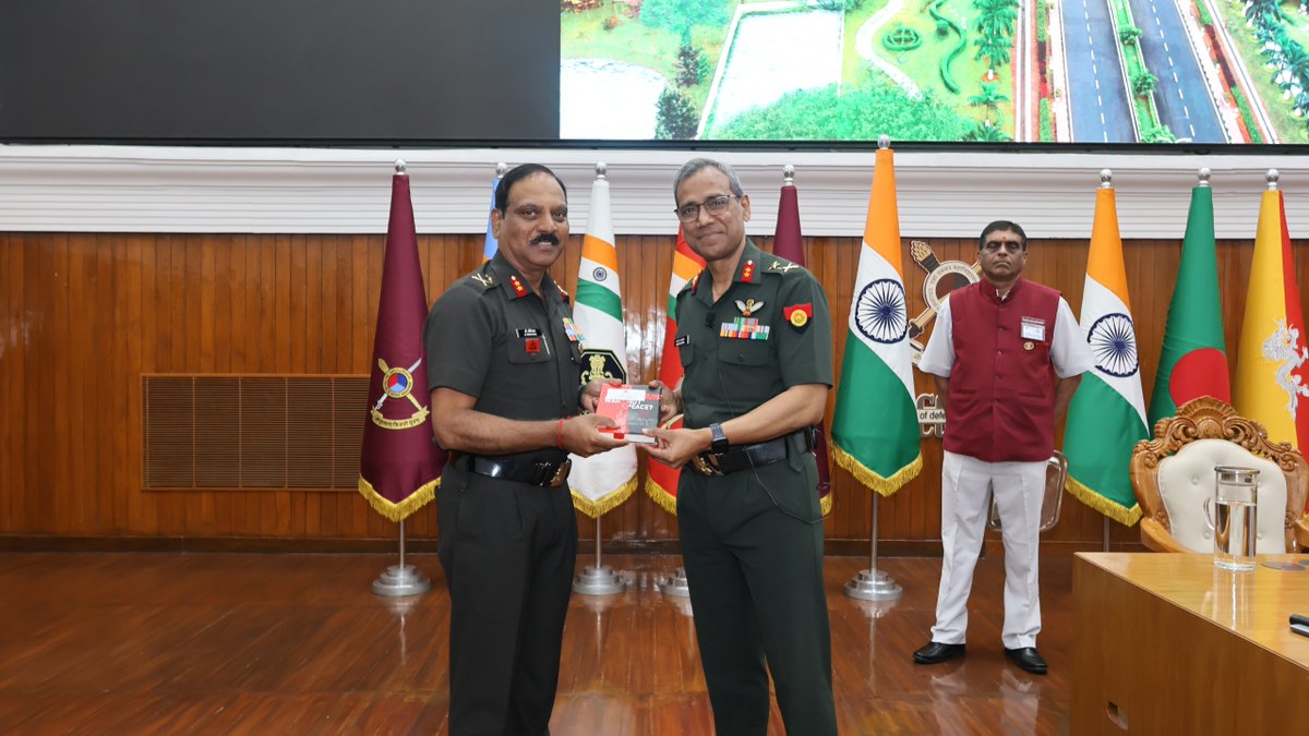 HQ_IDS_India's tweet photo. Maj Gen Anand Saxena, ADG (HR & Human Rights), delivered insightful talks at #CDM_IDS for participants of #HDMC21 on “Human Rights Aspects of the #IndianArmy – Criticalities and Complexities” and “Applied Karma Yoga for Leaders.”

The sessions offered valuable perspectives on how human rights awareness eases operational efficiency and prevent legal complications, and how the principles of Karma Yoga nurture composed, resilient leadership in high-demand military environments.

#MilitaryLeadership #HumanRights #OperationalEthics #KarmaYoga 

@DefenceMinIndia
@SethSanjayMP
@MIB_India
@SpokespersonMoD