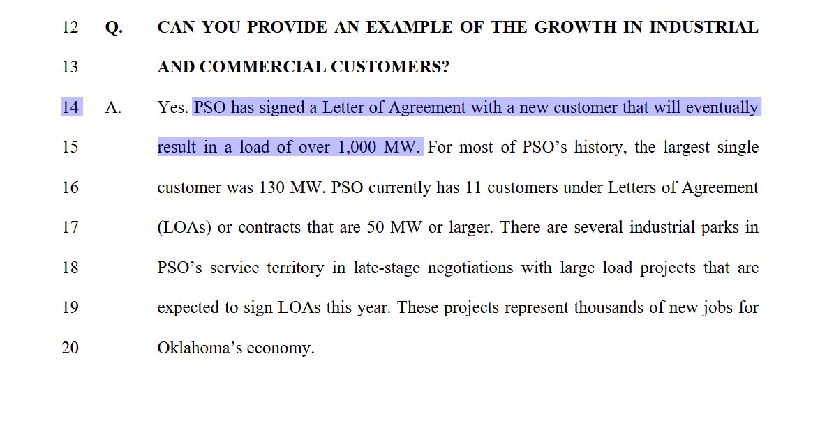 So $WULF will get some power, that's great. +11.53% in pre-market.
I wish there was another company that would get more power. Too bad the PSO doesn't disclose their customer names!
Oh well! 
Wen deal?