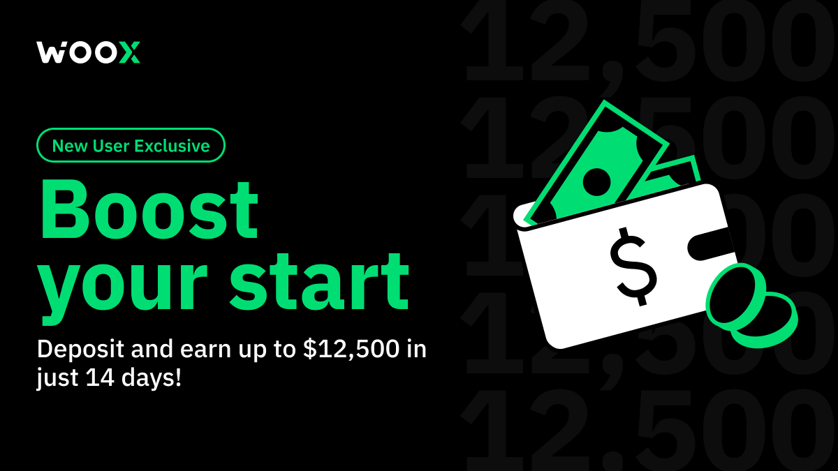 _WOO_X's tweet photo. For #WOOX New User! 🎁
Join and unlock up to $12,500 by completing KYC, depositing, and trading within 14 days!
Grab your rewards here👉https://t.co/Ww4g4K7c6v
#WOOX #NewUserBonus #CryptoStart https://t.co/zgQjRisao4