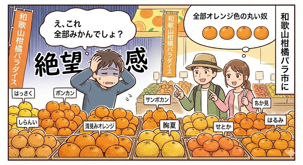 え、これ全部みかんでしょ？」って言われた時の和歌山県民の絶望感