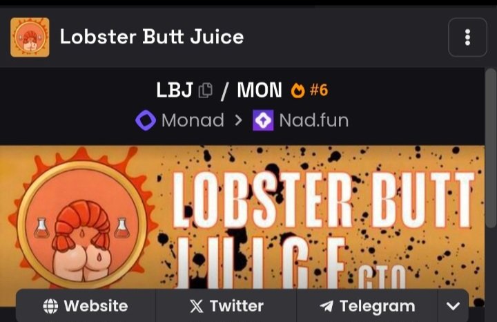 <a href="/sailorninis/">sailornini</a> $LBJ #monad its a gamble but the payout could be a big one yes,no?