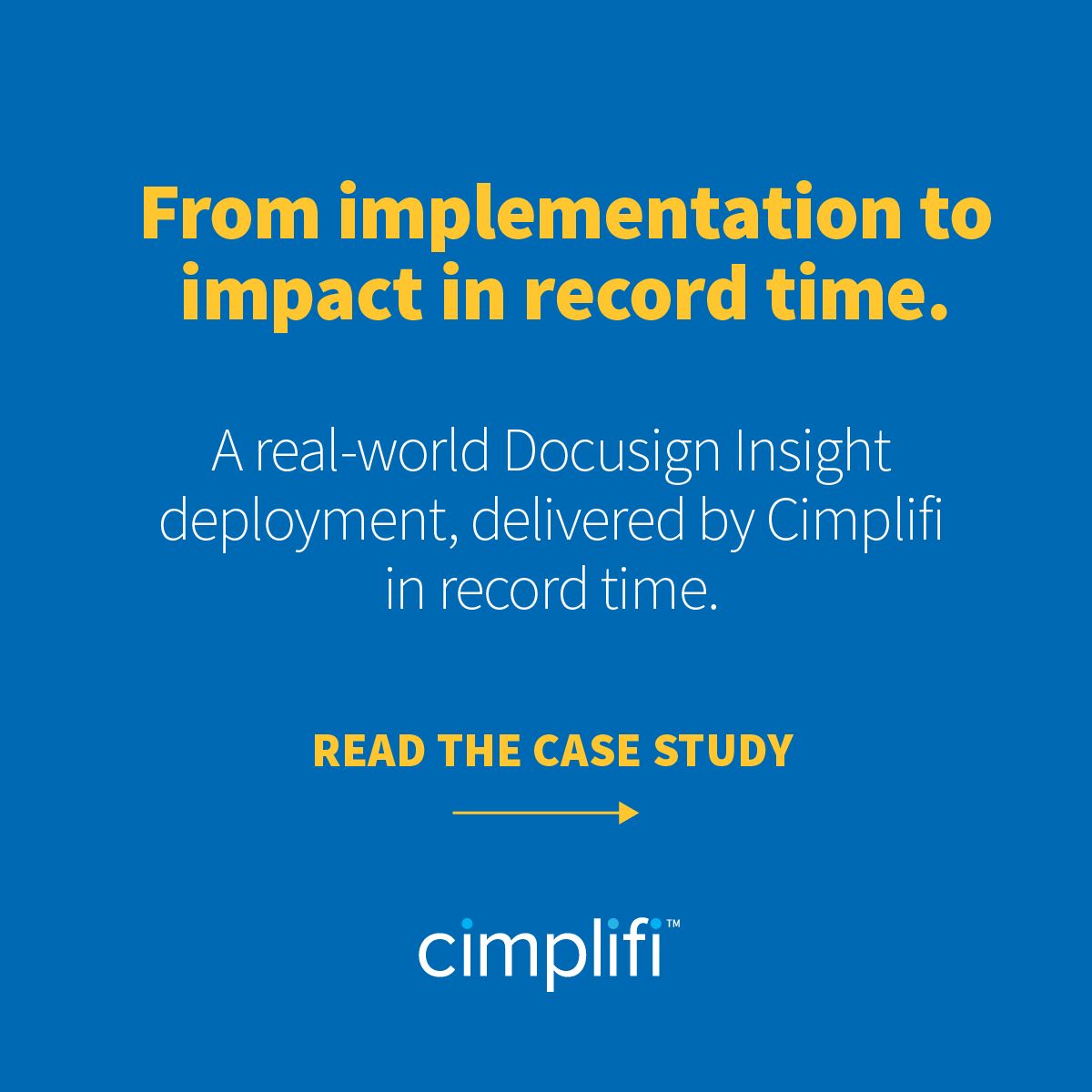 cimplifi's tweet photo. 🚀 Rapid Deployment. Real Results.

See how Cimplifi accelerated a Docusign Insight deployment &amp; unlocked deep data insights for a U.K. bank.

📖 Read the case study:   https://t.co/Akeg0OK4qi

Because speed and insight aren’t just goals, they’re game-changers. https://t.co/brdzoTUCYH