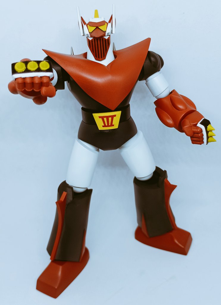 Mar49533765's tweet photo. #ワンフェス2026冬 で販売のサンダイオーの武装紹介その２！
○ダイナモクラッシャー：腰のミサイル
○トゲッターパンチ：拳のスパイク
○スクリューブレード：ブレードは回転可能
卓番号:3-20-04
ディーラー名:ももさる堂
次はブルシーザーの武装紹介！
#ワンダーフェスティバル #マシーンブラスター https://t.co/XUGrfMPkVW