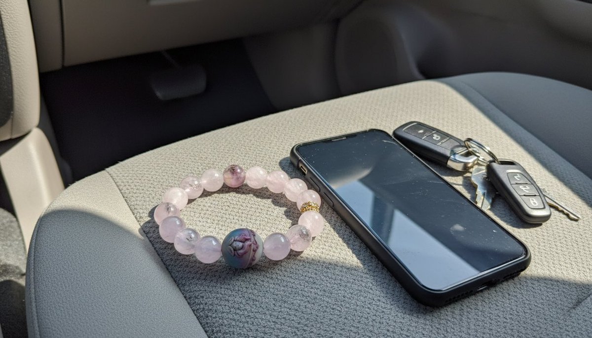 thisisjujubit's tweet photo. Sun-kissed crystals☀️#JujuBit #aesthetic #vibe #bracelet https://t.co/9pFDFKvLki