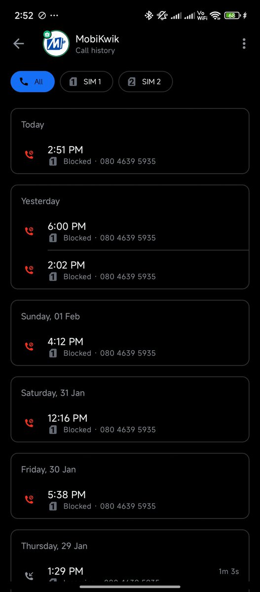 TheSurendraYdv's tweet photo. @MobiKwik
Despite clearly stating multiple times that I am not interested in any loan, I am still receiving repeated calls from your team.

This is unsolicited communication and harassment. Please stop these calls immediately.

CC: @TRAI @DoT_India @jagograhakjago https://t.co/P4VMDIQ9tW