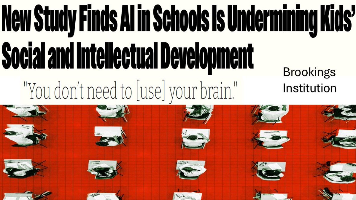 If learners are introduced to AI as a shortcut before they have developed critical thinking, metacognition, and social interaction skills, the long-term cost is predictable: weaker reasoning, lower tolerance for ambiguity, and reduced human-to-human engagement.