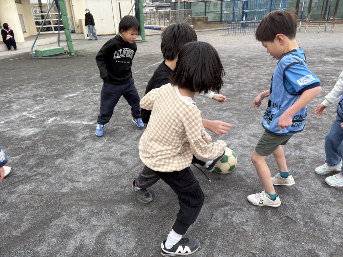 横浜FCと遊ぼう！／ もえぎ野小学校放課後キッズクラブと矢上小学校