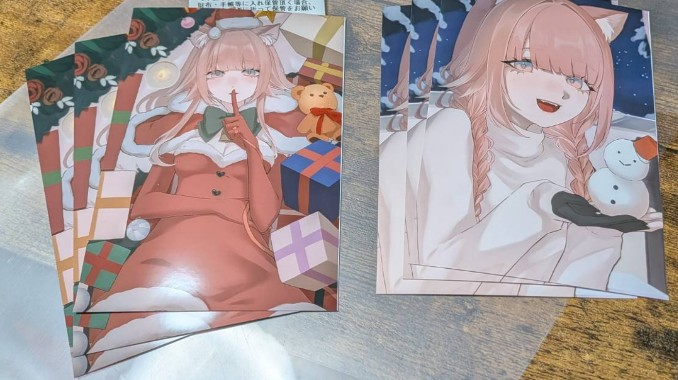 友だちがプリントしてくれた！
たぶん彼が台湾に帰ってきてからじゃないと受け取れないけどw #ワレワレ霧ちゅう人