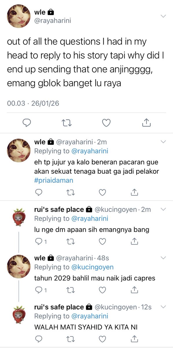 cuma sedikit kisah mahasiswa tingkat akhir yang punya dua tujuan hidup; selesain skripsi dan ngejar kakak cantik si budak korporat.

-jnjmfic prompt! anyone interested? drop @ yaa.