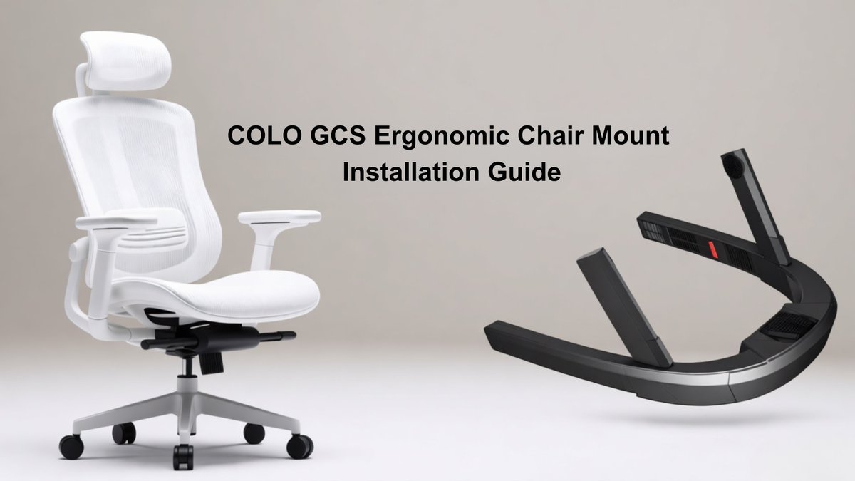 ilifesmarthome's tweet image. We’ve just updated our COLO GCS Ergonomic Chair Mount installation video 🎉
This step-by-step guide walks you through the full setup process, helping you install COLO GCS securely and comfortably on an ergonomic chair.
Watch the guide video: youtu.be/zTM2adNB0_k
#installation